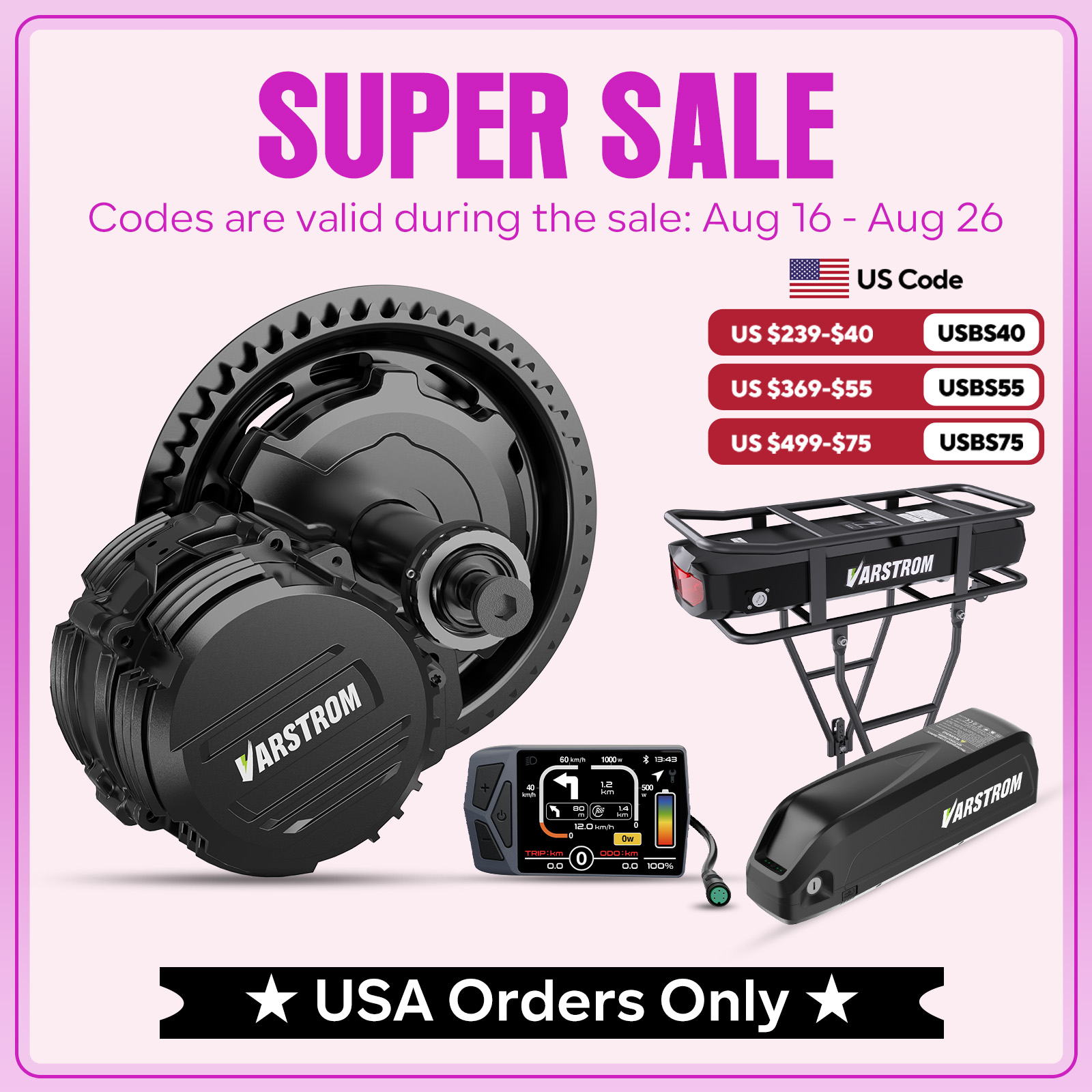 High Torque Brushless Mid Motor Kit - ヴァーストローム TSDZ2B TSDZ8 TSDZ16 ミッドドライブモーターキット Tongsheng