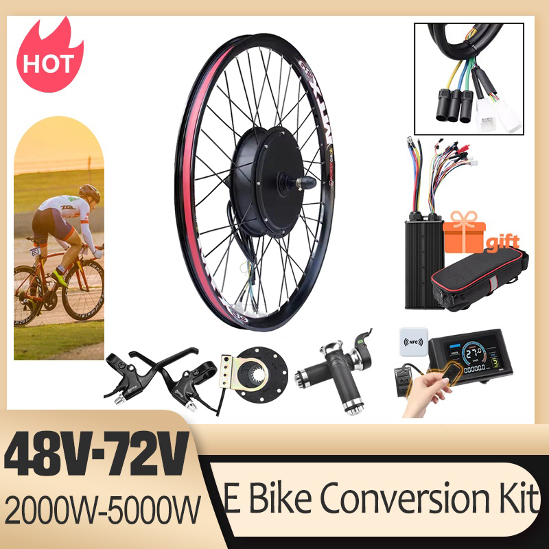72V 5000W E-バイク変換キット ブラシレスギアレス - 5000W Hub Motor Kit 72V のレビューと価格