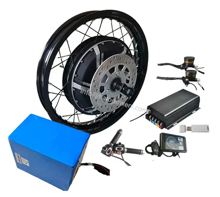 72V 96V QS 273 V3 12000W 15000 - 12000W Electric Motorcycle Hub Motor のレビューと価格