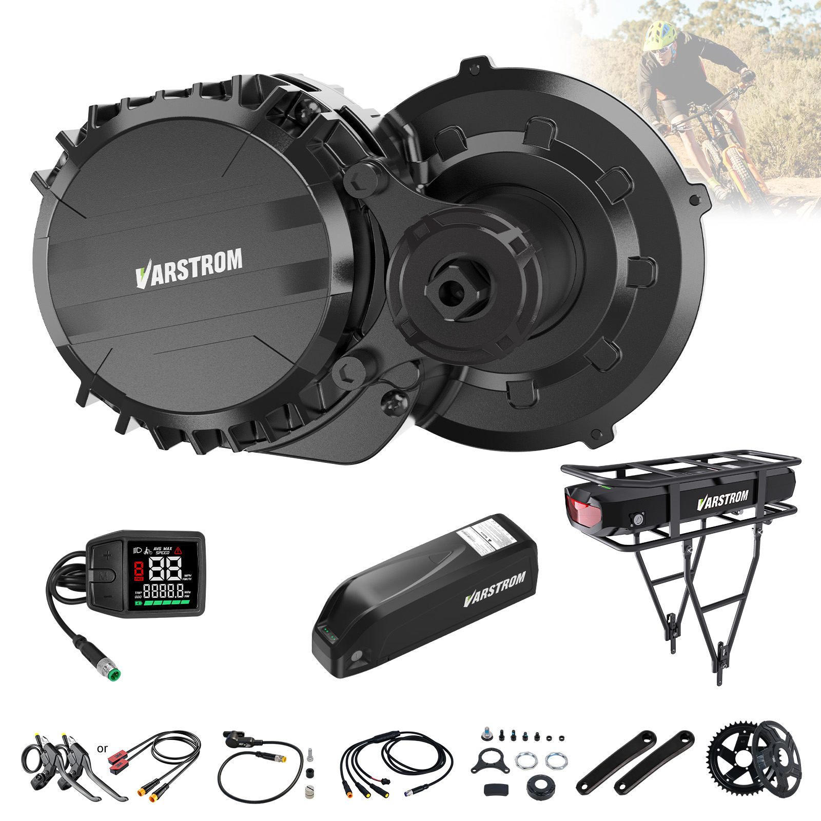 ヴァーストロム750Wミッドモーターキット トルクセンサー駆 - Torque Sensor Mid Drive Motor Kit のレビューと価格