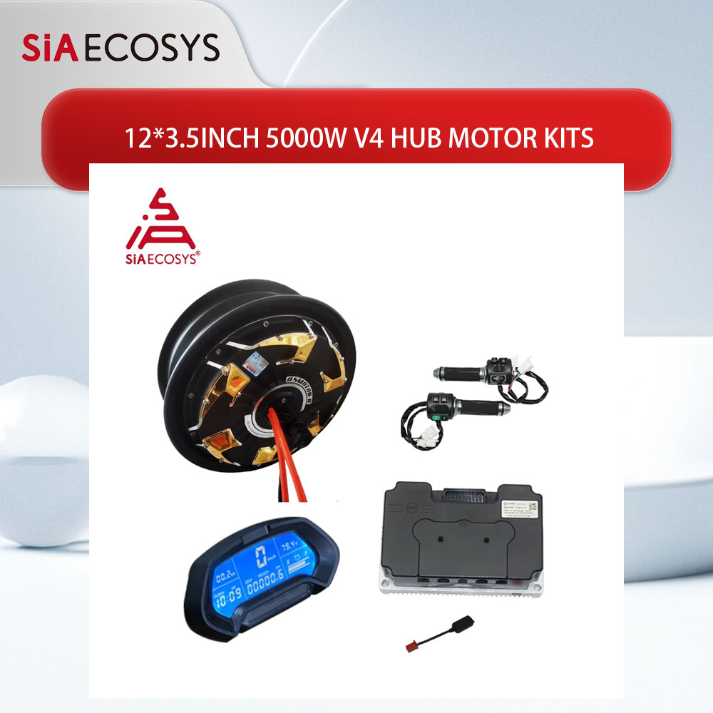 QSモーター 12×3.5インチ 5000W V4 72Vハ - 5000W Hub Motor Kit 72V のレビューと価格